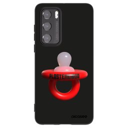 Fekete szilikon tok az alábbi mobiltelefonokra Huawei P40 - Le Dudel
