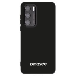 Fekete szilikon tok az alábbi mobiltelefonokra Huawei P40 - Picasee