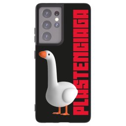 Fekete szilikon tok az alábbi mobiltelefonokra Samsung Galaxy S21 Ultra 5G G998B - Kiky Ricky