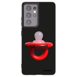 Fekete szilikon tok az alábbi mobiltelefonokra Samsung Galaxy S21 Ultra 5G G998B - Le Dudel