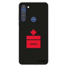 Átlátszó szilikon tok az alábbi mobiltelefonokra Motorola Moto G8 - Le Plastenciaga