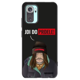 Fekete szilikon tok az alábbi mobiltelefonokra Xiaomi Redmi Note 10 Pro - Bezďák