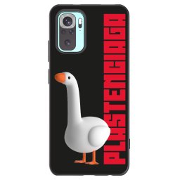 Fekete szilikon tok az alábbi mobiltelefonokra Xiaomi Redmi Note 10 Pro - Kiky Ricky