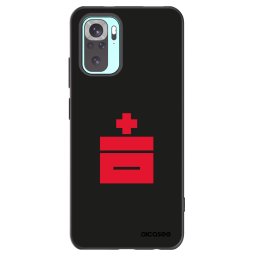 Fekete szilikon tok az alábbi mobiltelefonokra Xiaomi Redmi Note 10 Pro - Le Plastenciaga