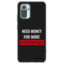 Fekete szilikon tok az alábbi mobiltelefonokra Xiaomi Redmi Note 10 Pro - More PLASTENCIAGA