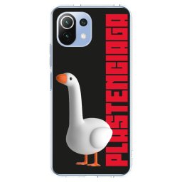 Átlátszó szilikon tok az alábbi mobiltelefonokra Xiaomi Mi 11 Lite - Kiky Ricky