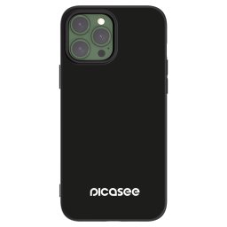 Fekete szilikon tok az alábbi mobiltelefonokra Apple iPhone 13 Pro Max - Picasee