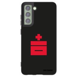 Fekete szilikon tok az alábbi mobiltelefonokra Samsung Galaxy S21 FE 5G - Le Plastenciaga