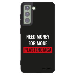 Fekete szilikon tok az alábbi mobiltelefonokra Samsung Galaxy S21 FE 5G - More PLASTENCIAGA