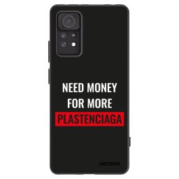 Fekete szilikon tok az alábbi mobiltelefonokra Xiaomi Redmi Note 11 Pro 5G - More PLASTENCIAGA