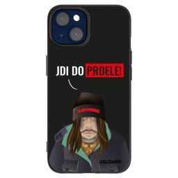 Fekete szilikon tok az alábbi mobiltelefonokra Apple iPhone 14 - Bezďák