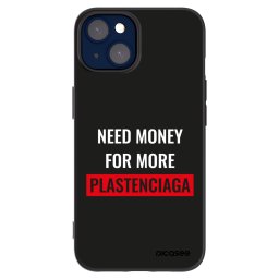 Fekete szilikon tok az alábbi mobiltelefonokra Apple iPhone 14 - More PLASTENCIAGA