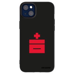 Fekete szilikon tok az alábbi mobiltelefonokra Apple iPhone 14 Plus - Le Plastenciaga
