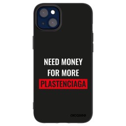 Fekete szilikon tok az alábbi mobiltelefonokra Apple iPhone 14 Plus - More PLASTENCIAGA