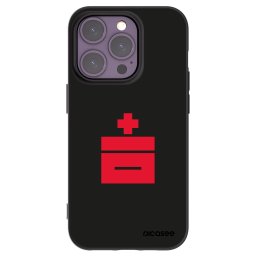 Fekete szilikon tok az alábbi mobiltelefonokra Apple iPhone 14 Pro - Le Plastenciaga