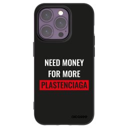 Fekete szilikon tok az alábbi mobiltelefonokra Apple iPhone 14 Pro - More PLASTENCIAGA