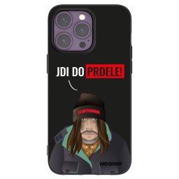 Fekete szilikon tok az alábbi mobiltelefonokra Apple iPhone 14 Pro Max - Bezďák