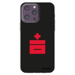 Átlátszó szilikon tok az alábbi mobiltelefonokra Apple iPhone 14 Pro Max - Le Plastenciaga