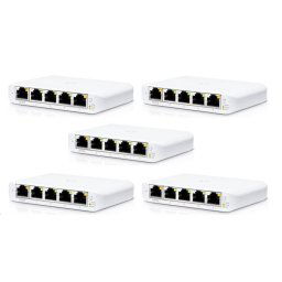 UBNT UniFi Switch USW-Flex-Mini-5, 5 darab [5xGigabit, 1xPoE In]