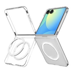 SPIGEN AIRSKIN szilikon telefonvédő (ütésállóság, karbon minta, MagSafe) FEHÉR Samsung Galaxy Z Flip7 (SM-F766)