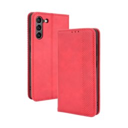 BUSINESS Wallet tok Samsung Galaxy S21 FE 5G piros