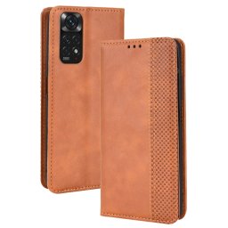 BUSINESS pénztárcahuzat Xiaomi Redmi Note 11 / Note 11S telefonhoz barna