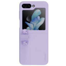 NILLKIN SOFT szilikon borítás Samsung Galaxy Z Flip 5 5G lila telefonhoz