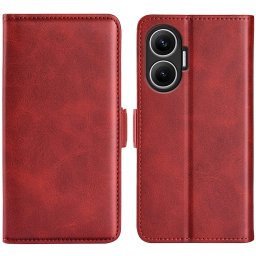 SIDE Pénztárca tok Xiaomi Poco F7 piros színhez