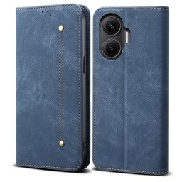 DENIM Pénztárca tok Xiaomi Poco F7 készülékhez, kék