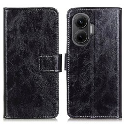 RETRO Pénztárca tok Xiaomi Poco F7 fekete