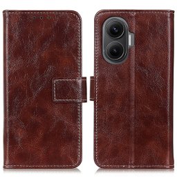 RETRO Pénztárca tok Xiaomi Poco F7 barna