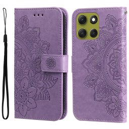 ART MANDALA Pénztárca tok Motorola Moto G86 5G lila színhez