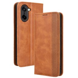BUSINESS Pénztárca tok OnePlus Nord CE 5 5G készülékhez, barna