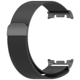 MILANESE Fém szíj Samsung Galaxy Watch8 / Watch8 Classic okosórához, sötétszürke