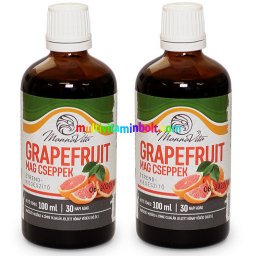 Grapefruitmag cseppek 2x 100 ml, glicerines, 2 üveg - Mannavita