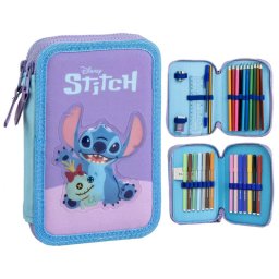 Disney Lilo és Stitch, A csillagkutya Scrump töltött tolltartó 2 emeletes