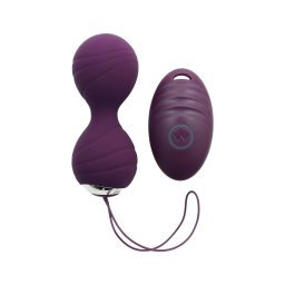 Rimba Cannes - akkus, rádiós vibrációs tojás (lila)
