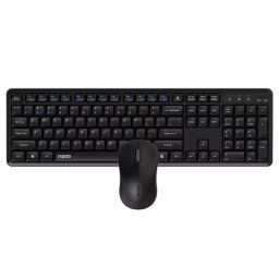 RAPOO 00229634, 8150M VEZETÉK NÉLKÜLI MULTI-MODE "SILENT" BILL. EGÉR SZETT FEKETE
