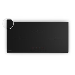 Klarstein Velaire keskeny indukciós főzőlap, elegáns, minimalista, erőteljes, 3 főzőzóna, 5500 W, 80 cm (XFC803I-B2S)