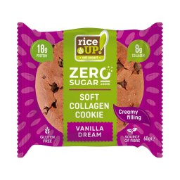 Rice Up Zero keksz kollagénnel és proteinnel vaníliás 60g