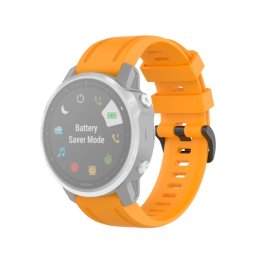 SZILIKON pánt Garmin Fenix 6S / 6S Pro / 6S Sapphire narancs