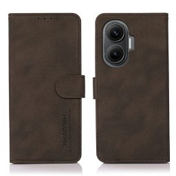 KHAZNEH MATTE Bőrtok Xiaomi Poco F7 készülékhez, barna