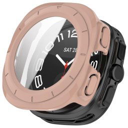 PC FULL COVER Műanyag tok üveggel Samsung Galaxy Watch Ultra / Watch Ultra 2025 rózsaszín