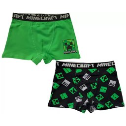 Minecraft Green gyerek boxeralsó 2 darab/csomag 6 év, 8 év, 10 év, 12 év Nr1
