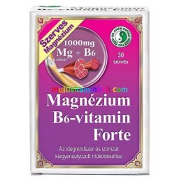 Dr. Chen Magnézium B6-vitamin Forte tabletta 1000mg 30 db