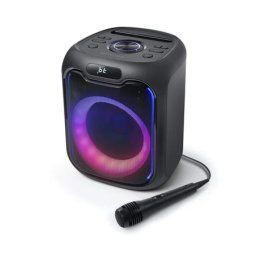 MUSE Hangszóró, Bluetooth, mikrofonnal, LED fényekkel, 150W, MUSE "M-1803DJ", fekete