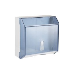 Mar plast Multicart V-T hajtogatott kéztörlő adagoló átlátszó