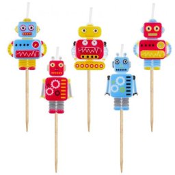 Gyertya, robotok, 5 db/cs