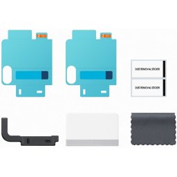 Samsung Galaxy Z Flip7 SM-F766B, Kijelzővédő fólia (az íves részre nem hajlik rá!), Előlapi kijelzőre, Clear Prémium, gyári, 2 db / csomag