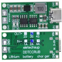 Töltésvezérlő Modul 12v 3s 2a Li-ion Usb-c (6087)